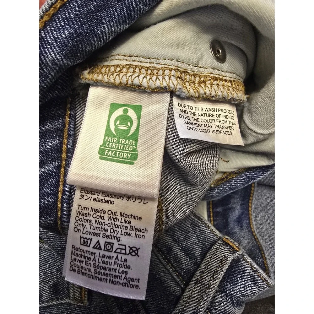 J.Crew Re-Imagined Mid-Rise Flare Crop Jeans‎ Size 31 Blue Wash Sustainable